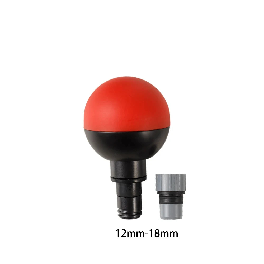 Fascia Gun Massage Tip 12mm-18mm Bore Massage Gun Accessory Silicone Soft Head for Deep Tissue Muscle Relief Peaceful Pleasures Health and Wellness soft head-1