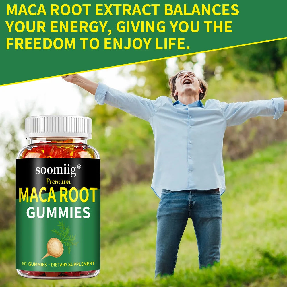 Maca Extract Gummies – Energy, Endurance & Mood Boost