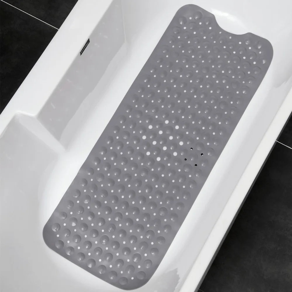 Large Non-Slip Bath Mat 100x40cm – PVC Pebble Shower Mat