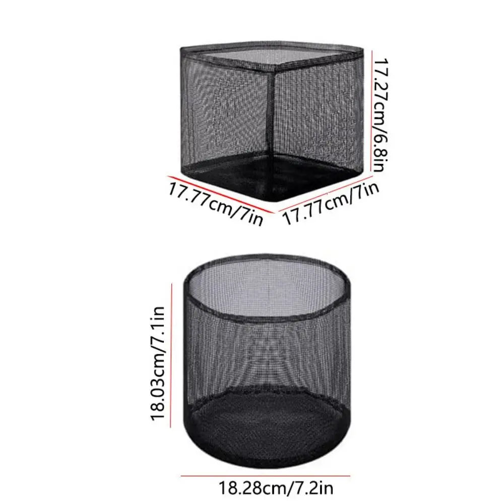 4-Pack Mesh Pond Plant Baskets – Square & Round Aquatic Pots