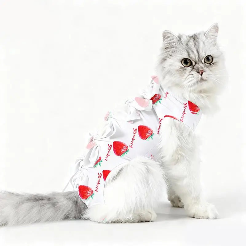 Cat Recovery Suit – Post-Op Anti-Licking Protective Clothing