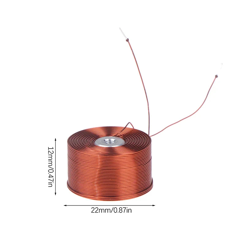 Magnetic Levitation Copper Coil 22×12mm | DIY Inductor