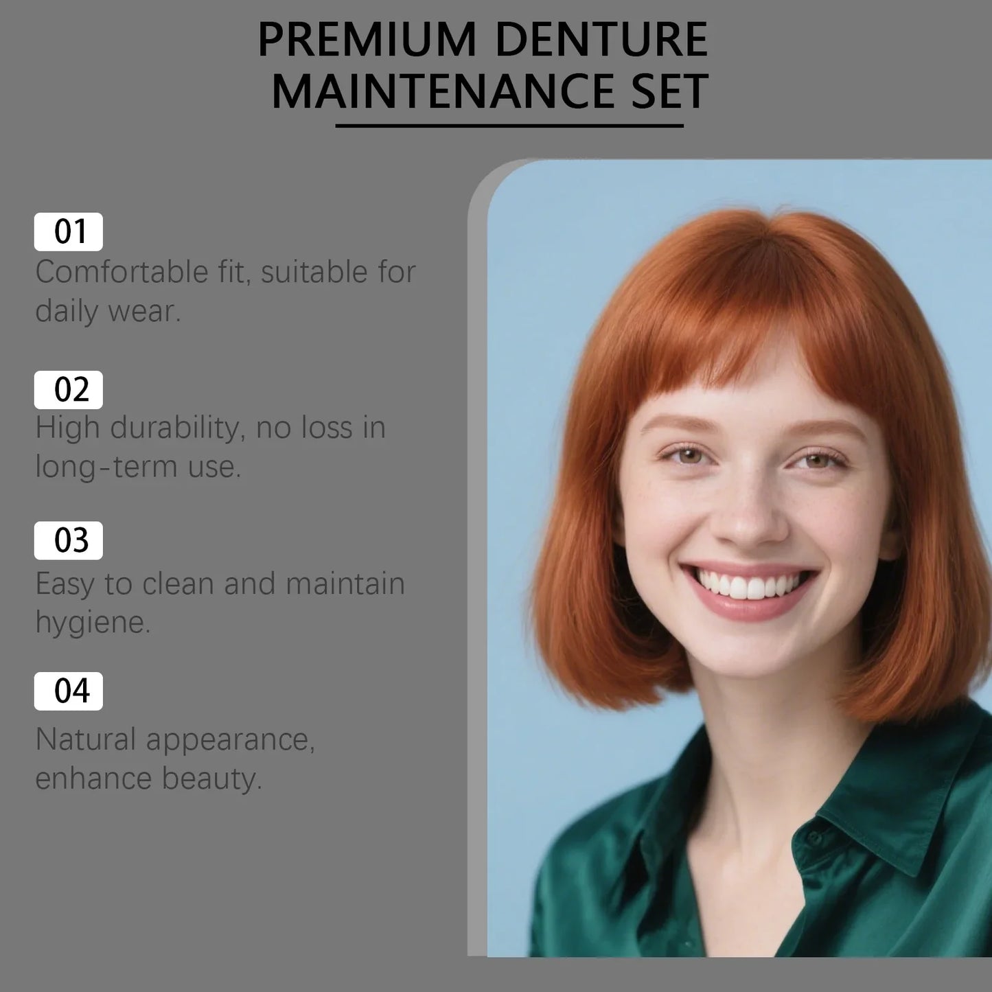 Denture Decoration Set – Natural Fit & Comfortable Novelty