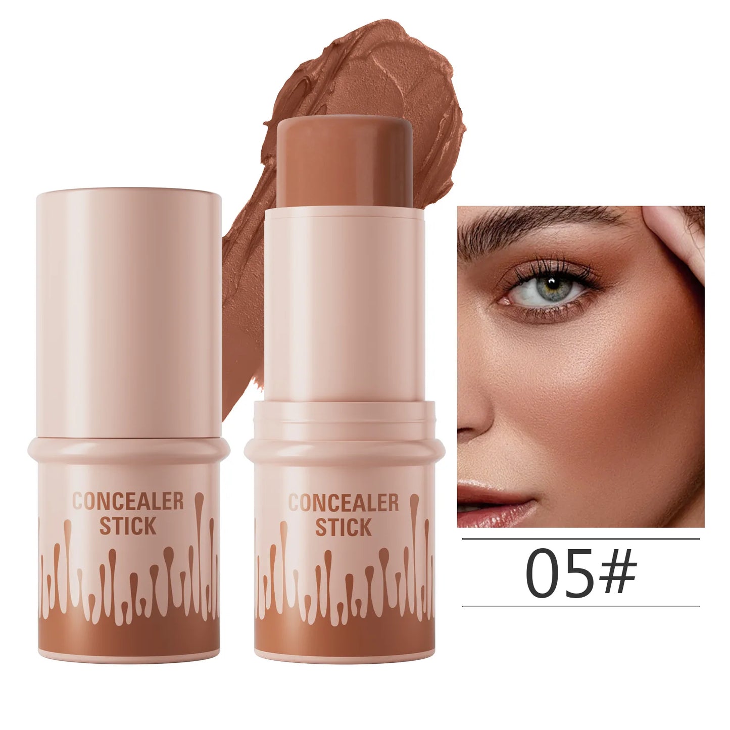 2-in-1 Contour Bronzer & Highlighter Stick | Cream Concealer Pen