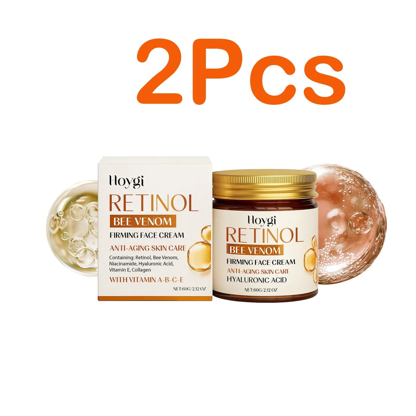 Retinol & Bee Venom Anti-Aging Face Cream 60g | Firming