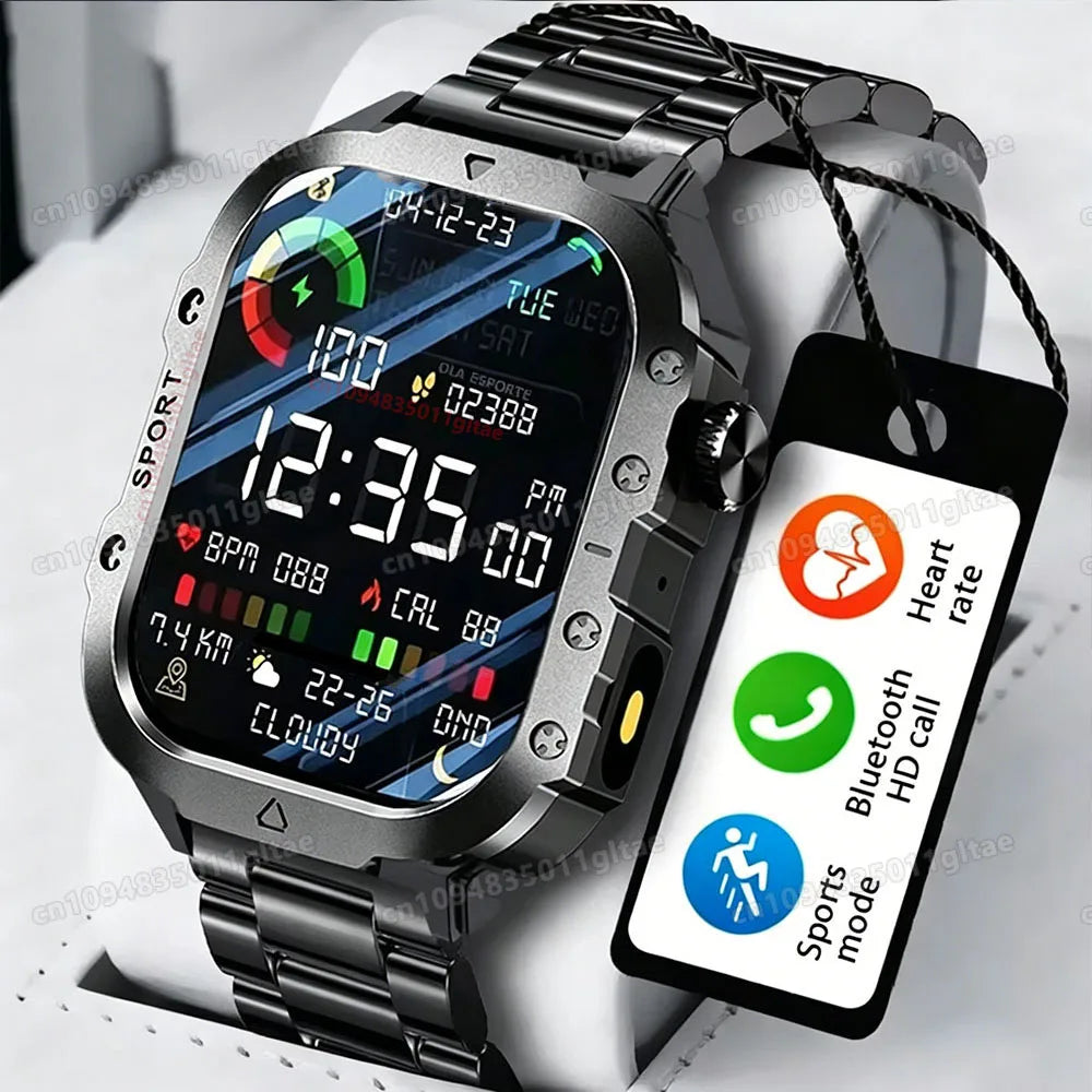 2026 Smartwatch Men Bluetooth Call Heart Rate Health Monitor AI Voice Waterproof Sport GPS Tracker Smart Watches For Android IOS Peaceful Pleasures Health and Wellness