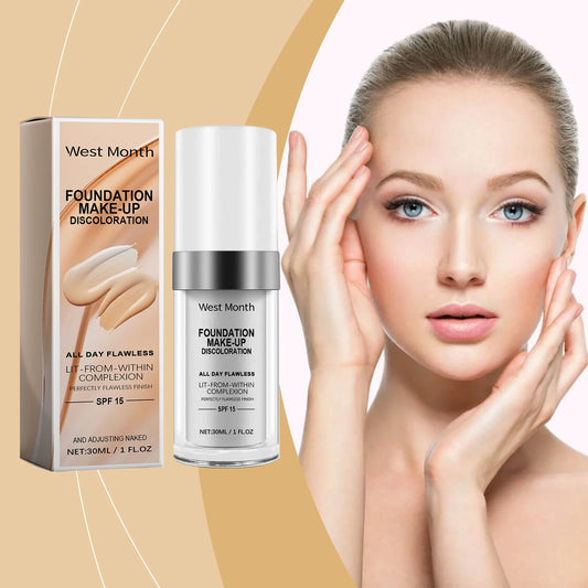 West Month Color Changing Foundation – Matte & Waterproof 30ml Liquid Foundation Oasis Select