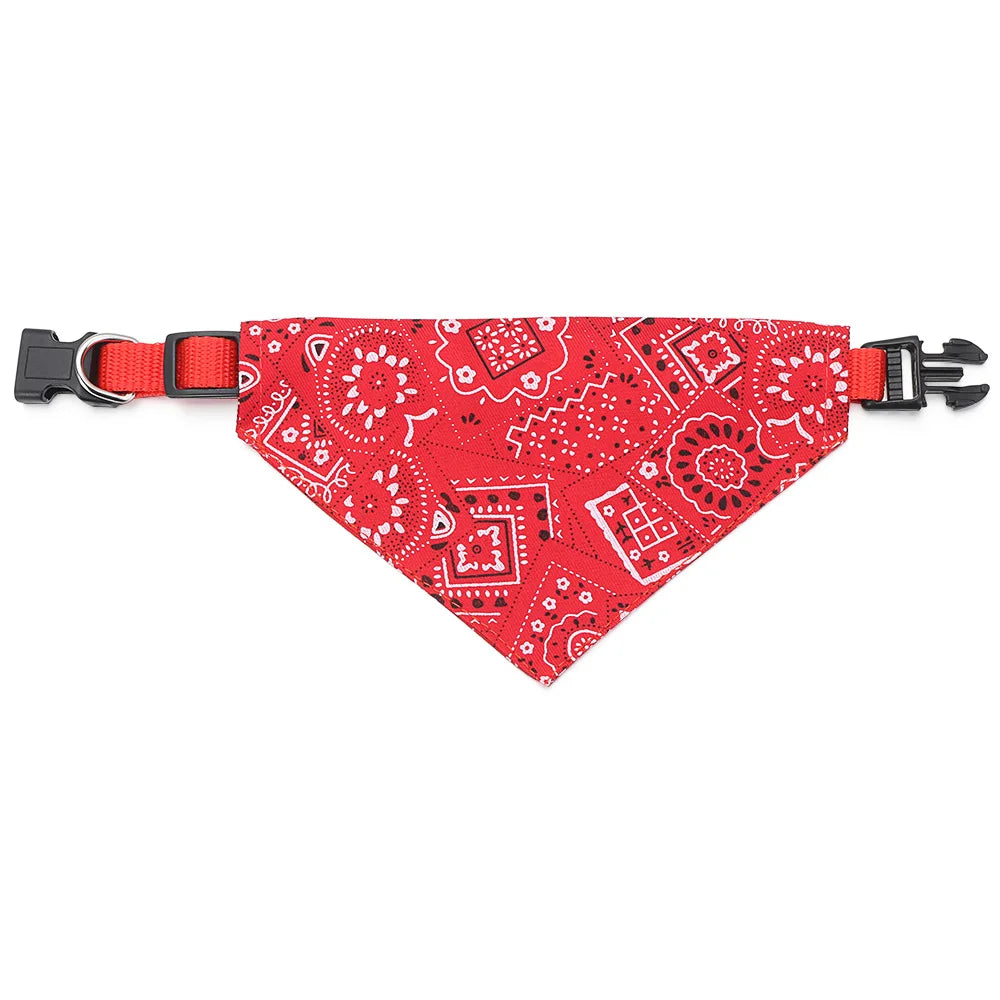 Adjustable Pet Bandana Scarf Collar for Dogs & Cats | S/M/L
