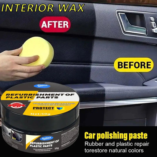 Automotive Plastic & Leather Restore Cream | Polish & Protect Car Restoration Cream Peaceful Pleasures Health and Wellness