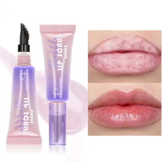 Pudaier Bubble Lip Exfoliator Foaming Scrub & Moisturizing Balm Lip Exfoliator Scrub Oasis Select