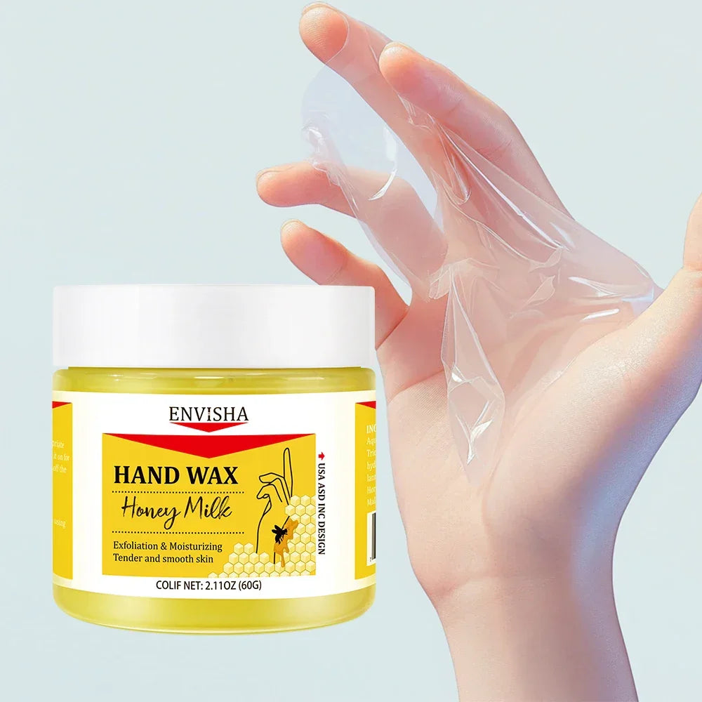 ENVISHA Exfoliating Hand Wax Mask – Sakura & Honey (60g) Hand Mask ENVISHA