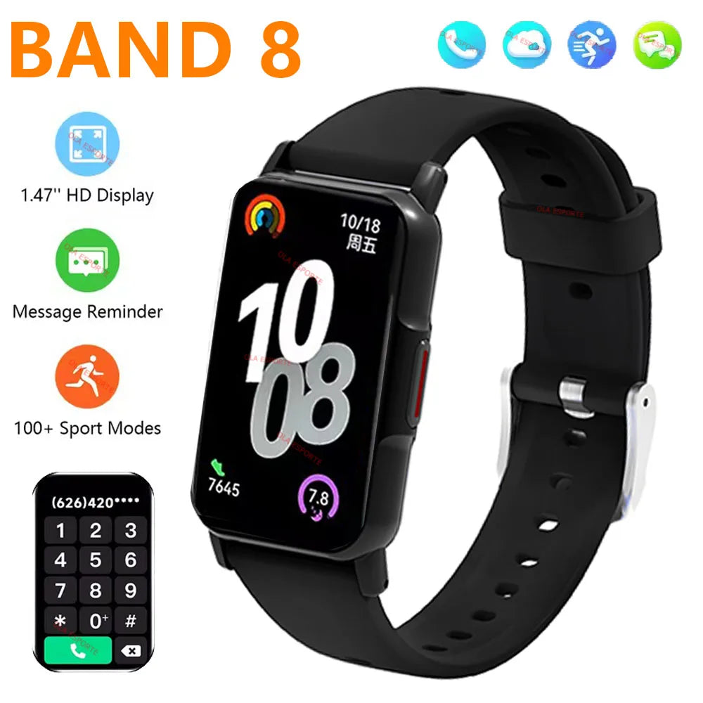 Smart Band 8 Smartwatch – GPS, Sleep Tracker & Call Alerts