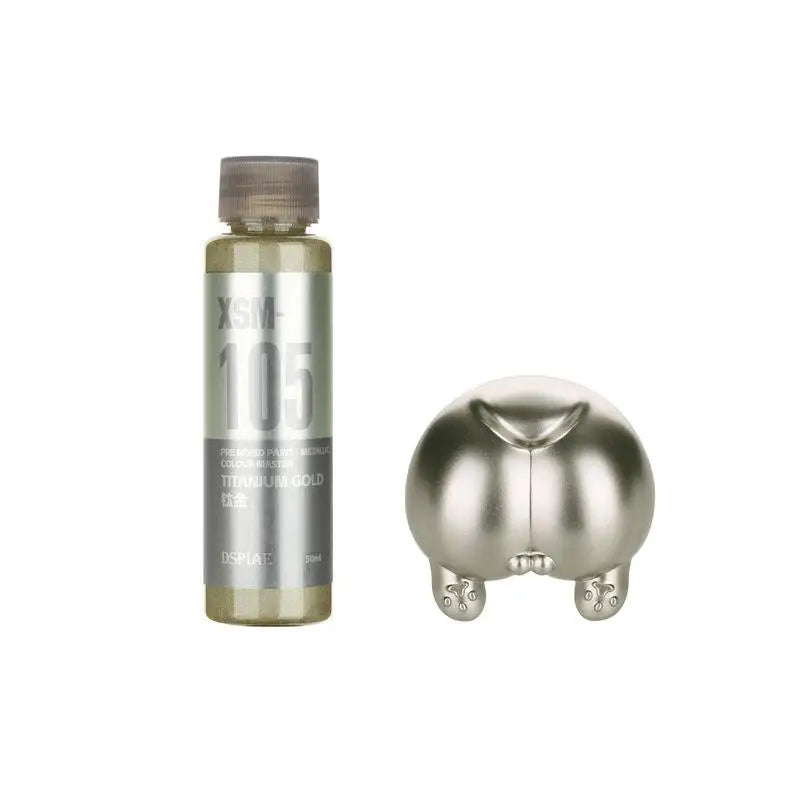 50ml Water-Based Pre-Mixed Metal Paint for Scale Models & Airbrush