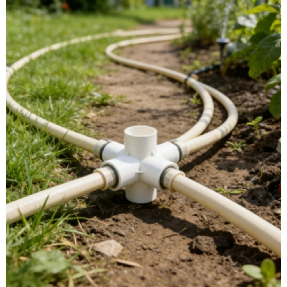 1pcs 20/25/32/40/50mm White PVC Pipe Connector Straight Elbow Tee Cross Joints Water Pipe Adapter 3 /4 Ways Joints Garden Hose Peaceful Pleasures Health and Wellness