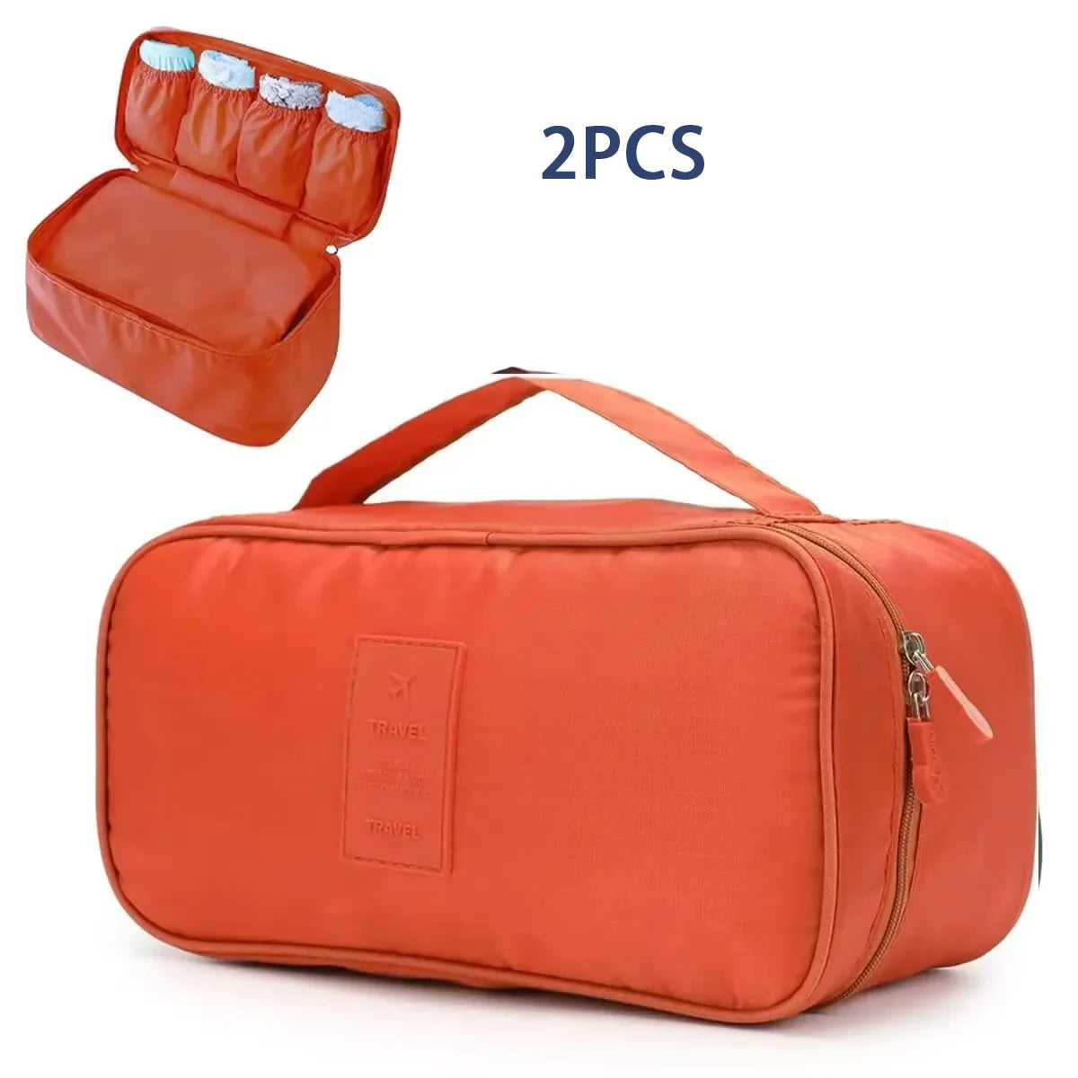 Portable Travel Organizer Bag – Bra, Underwear & Cosmetic Case