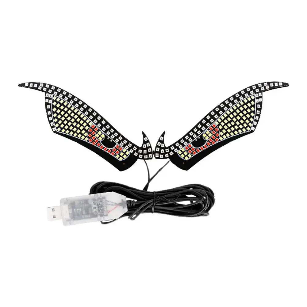 LED Devil Eyes Light for Cars and Trucks | USB Warning Lights Peaceful Pleasures Health and Wellness A