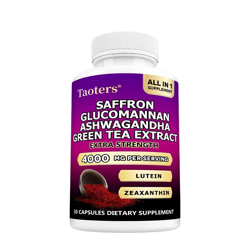 Saffron & Ashwagandha Supplement | Mood, Stress & Clarity