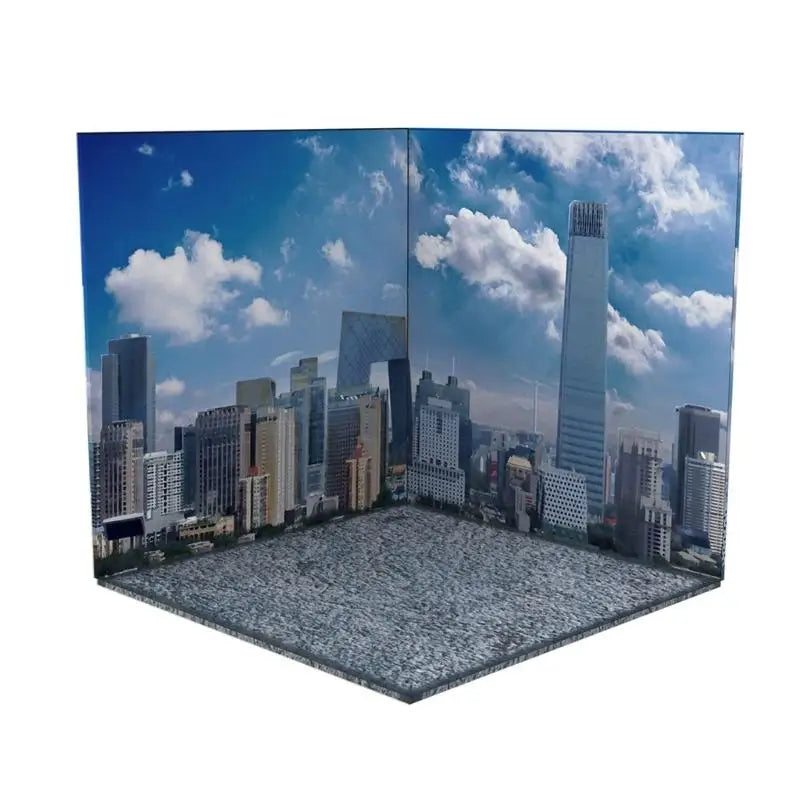 Japanese Style Collapsible Display Board for Action Figures