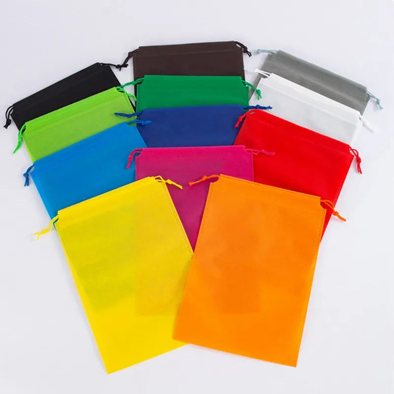 StoBag 5-30pcs Wholesale Non-woven Drawstring Bags Shoe Clothes Storage Reusable Pocket Travel Organizer Pouch Logo(Extra Fee) Peaceful Pleasures Health and Wellness