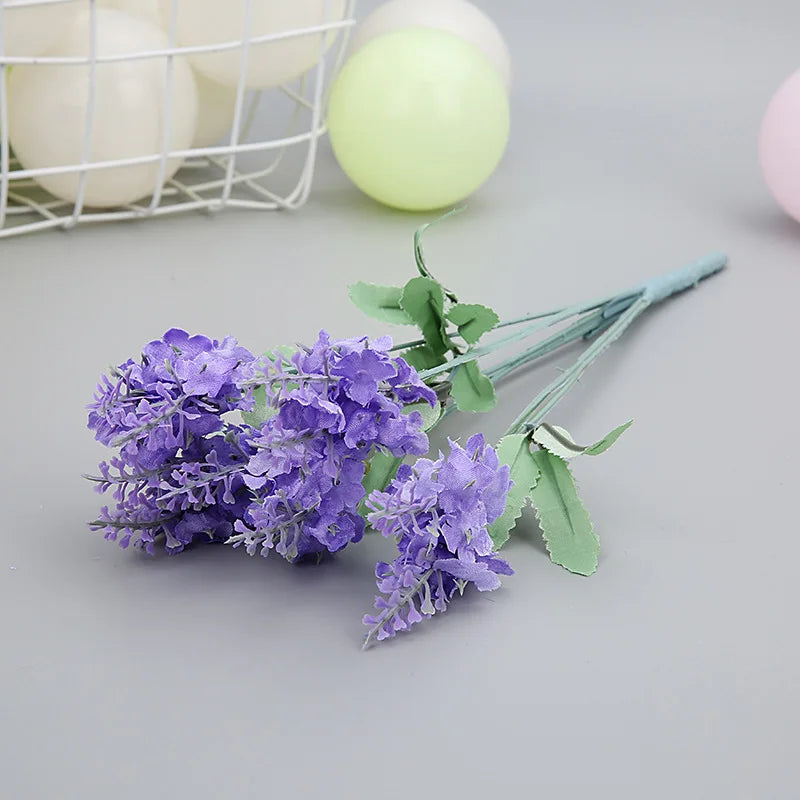 Creative 10 Heads Artificial Lavender Bouquet Home Wedding Garden