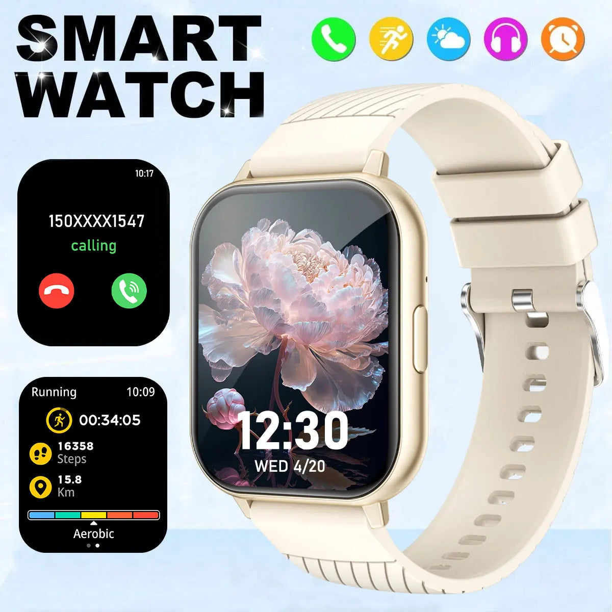 LOMAXFR Smart Watch 1.83" HD | Wireless Call & Sports Modes