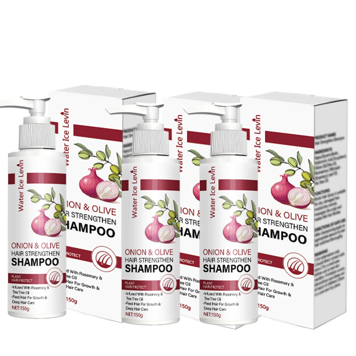 Onion & Olive Strengthening Shampoo | Biotin & Rosemary Oil