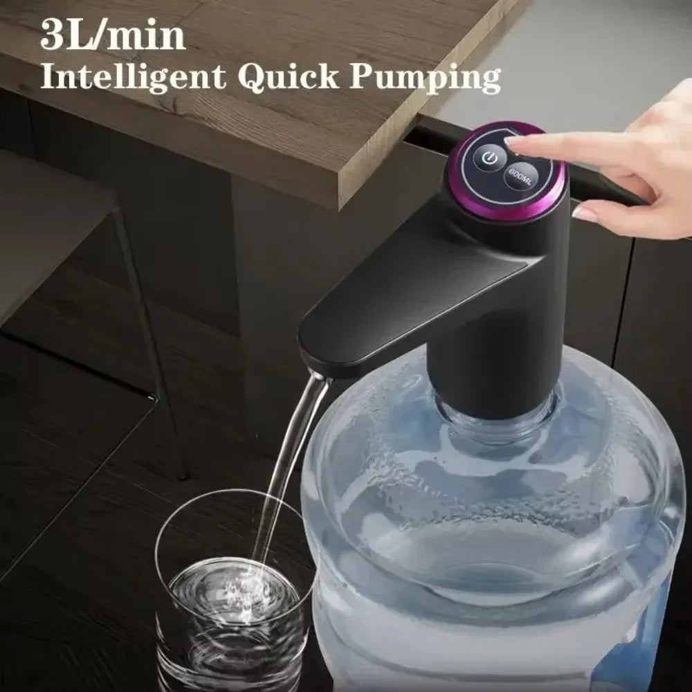 Automatic Electric Water Dispenser 600ML/min Smart Water Pump for Household Gallon Drinking Bottle Switch Water Appliances Peaceful Pleasures Health and Wellness