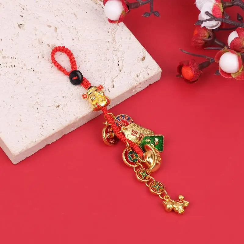 2026 Year of the Horse Chinese New Year Wall Hanging Ornament Holiday Ornament Peaceful Pleasures Health and Wellness A2