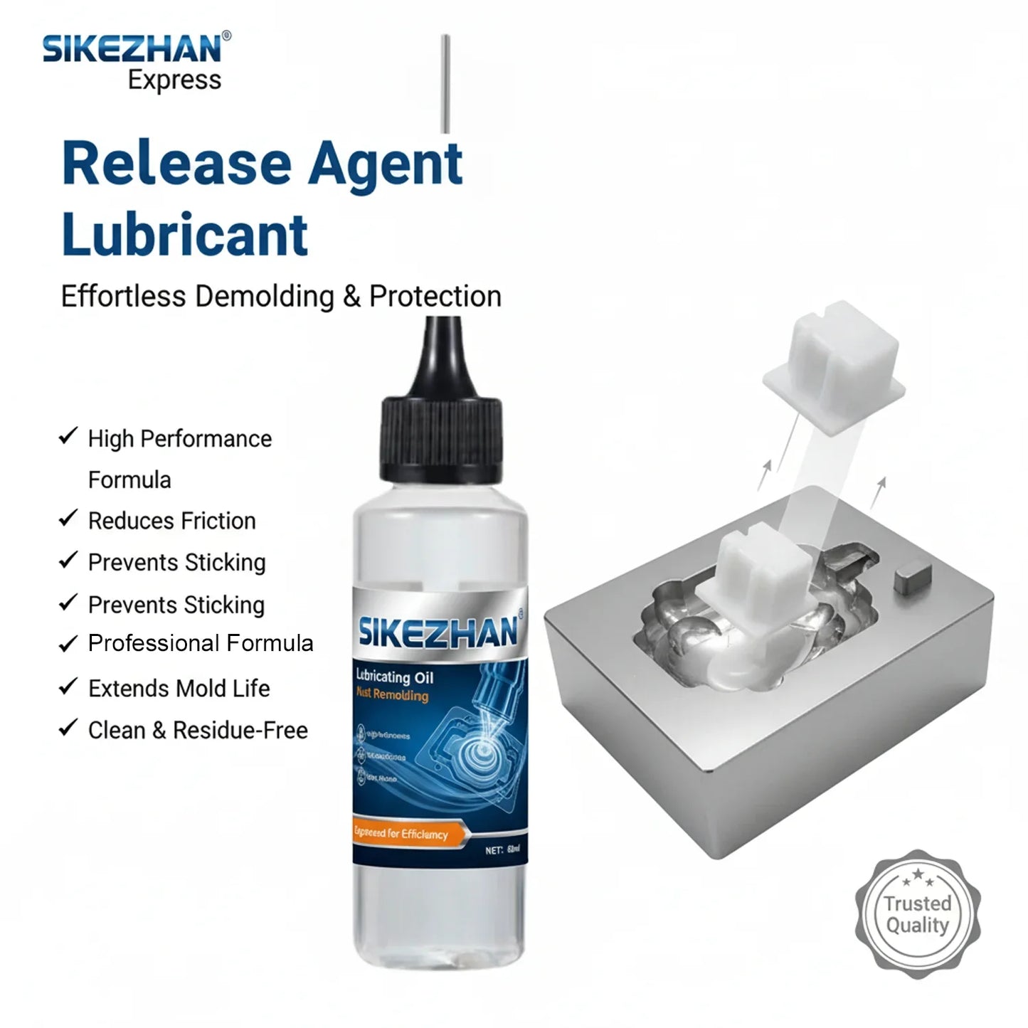120ml Silicone Mold Release Oil – High-Temp 250°C Anti-Stick