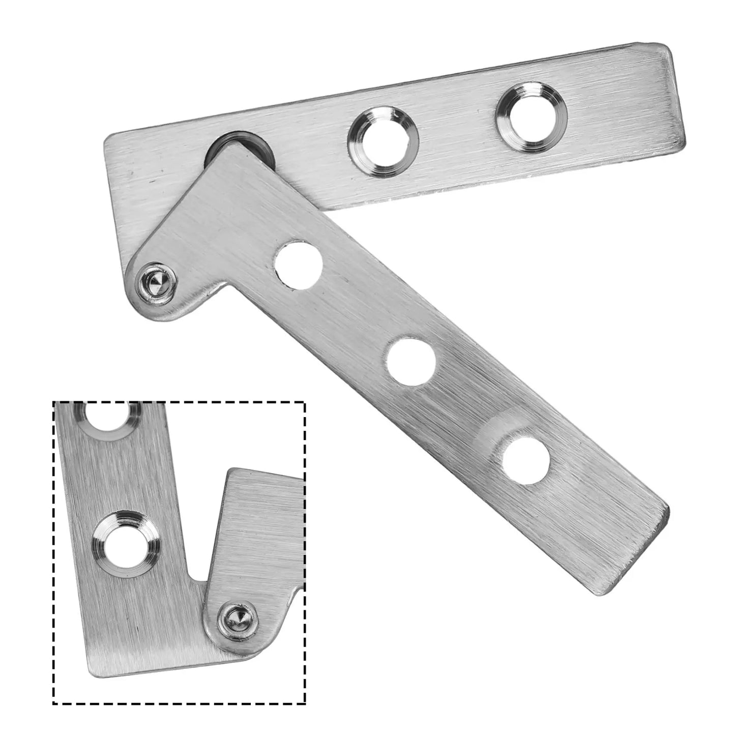 Stainless Steel Invisible Pivot Door Hinge | Hidden Axis S/M/L