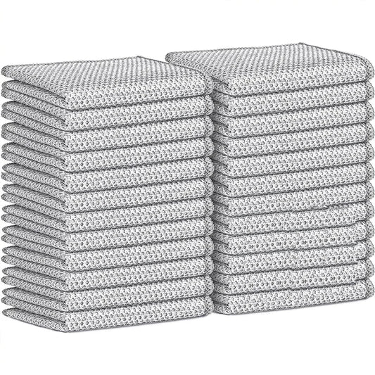Steel Wire Scrubbing Cloths – Double Layer Kitchen Cleaning Pads 5pc Kitchen Scrubbing Cloth Peaceful Pleasures Health and Wellness