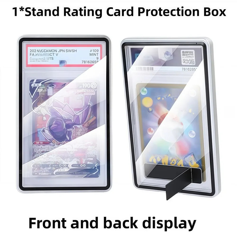 PSA/CGC Graded Card Case | Magnetic UV Glass Display Stand