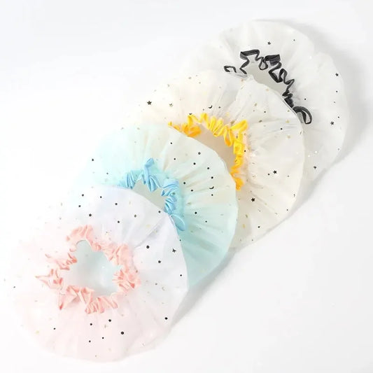 Double-Layer Waterproof Shower Cap | PVC & EVA Bathing Hat Shower Cap Peaceful Pleasures Health and Wellness
