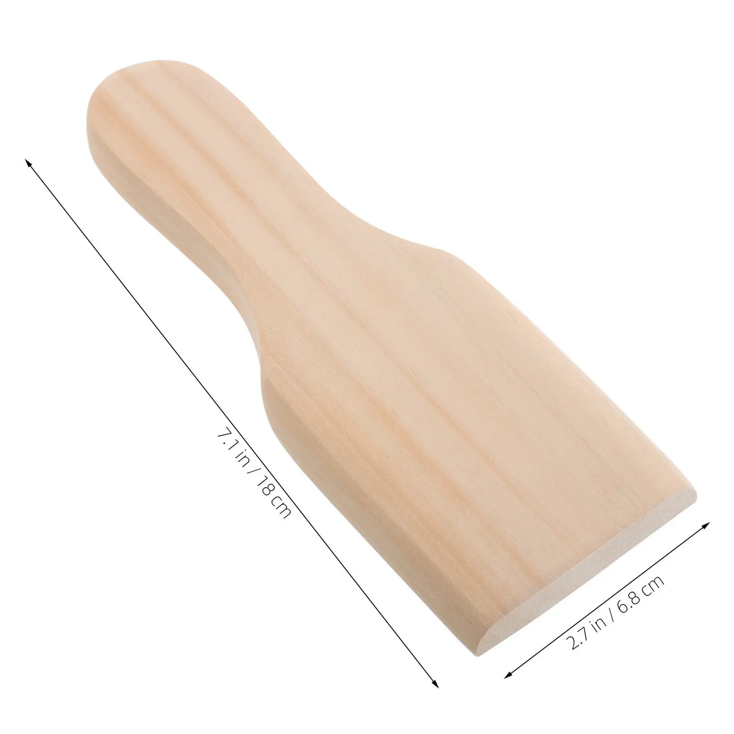 Wooden Curved Paddle Board for Clay Sculpting Pottery Tools Set Smooth Shaping Smoothing Tool for Beginners Professionals Peaceful Pleasures Health and Wellness