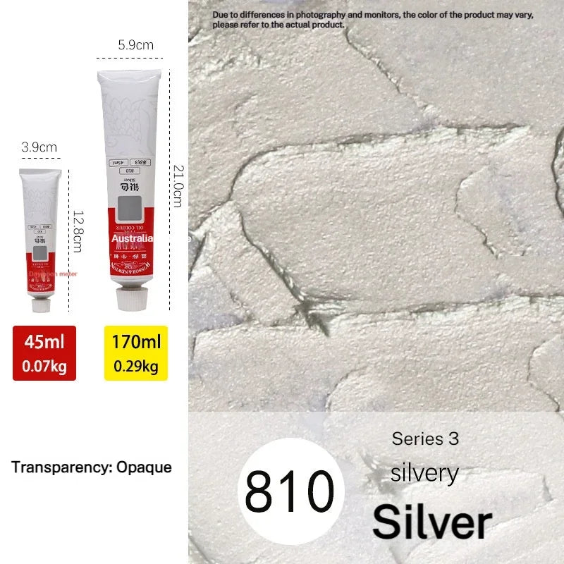 Bview Art Oil Painting Pigment Tube Acrylic Paint Artist Drawing