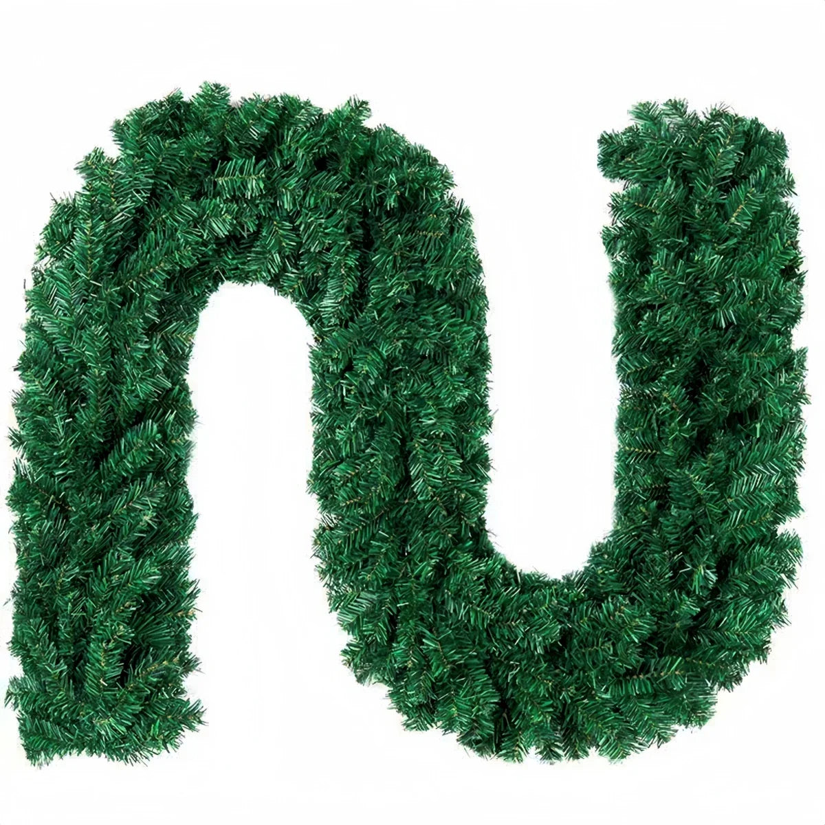 Artificial Christmas Garland 270cm 8.8ft – Flexible PVC Greenery