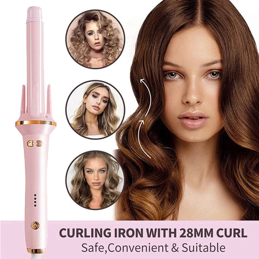 Automatic Curler Negative Ion Lazy Person Large Curling Wave Perm Household Type Portable Electric Ceramic Spin Curling Iron Peaceful Pleasures Health and Wellness