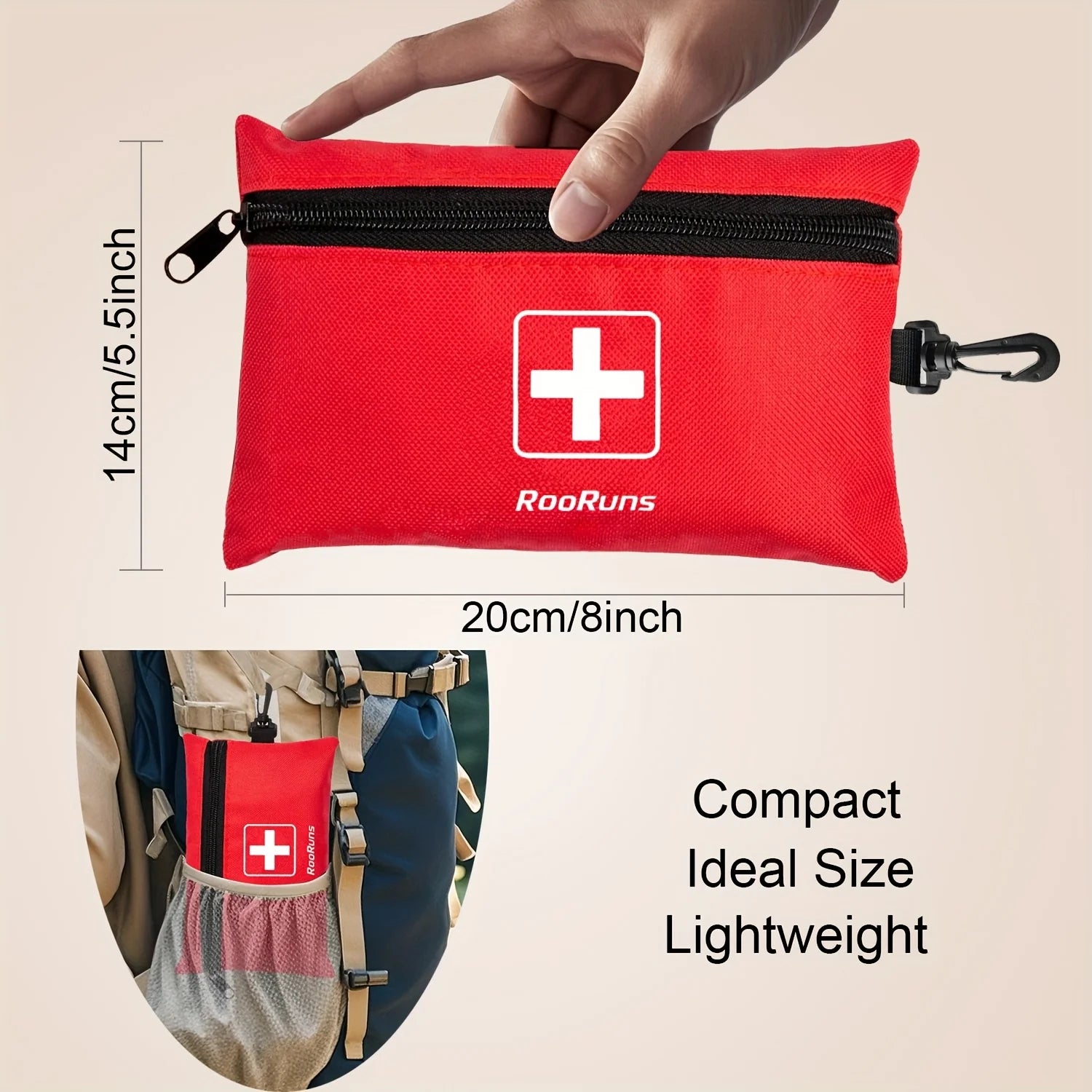 1set First-aid kit Convenient Waterproof Emergency Kit Storage Bag Outdoor Homeschool Supplie Survival kit For Camping Equipment Peaceful Pleasures Health and Wellness