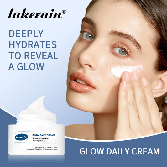 Gloss Daily Cream Dry Peeling Moisturizing Vitamin A B5 Face Cream 48-hour Dry Skin Facial Moisturizer For Sensitive Skin Peaceful Pleasures Health and Wellness