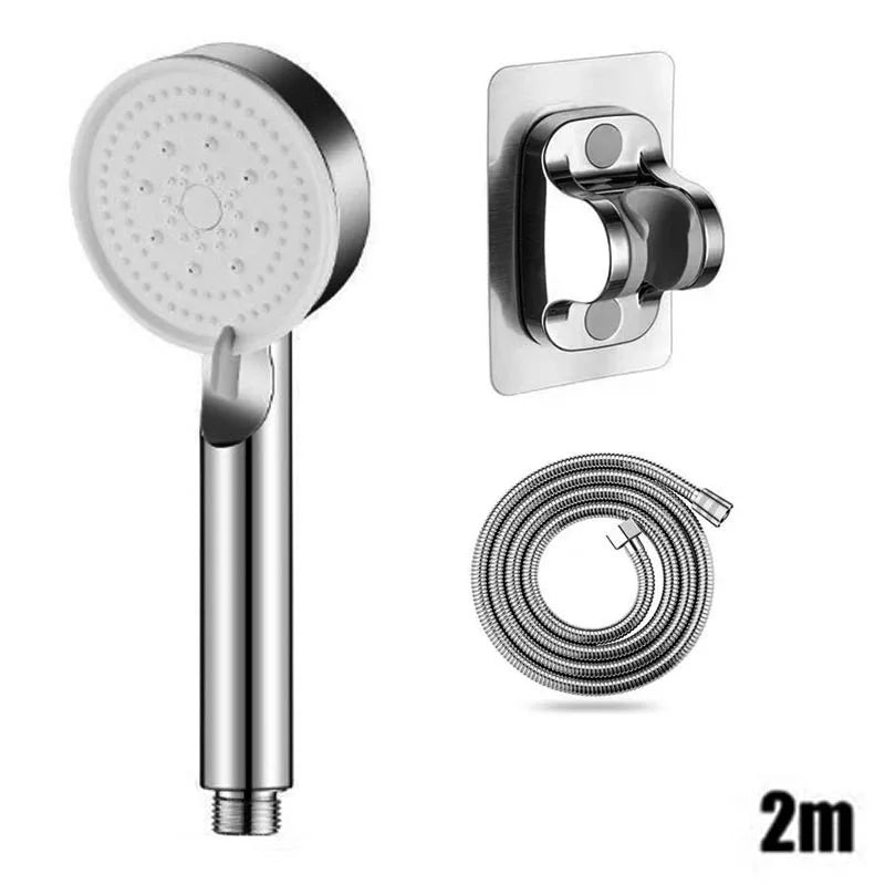 5-Mode Handheld Shower Head | Universal Fit, ABS & Silicone