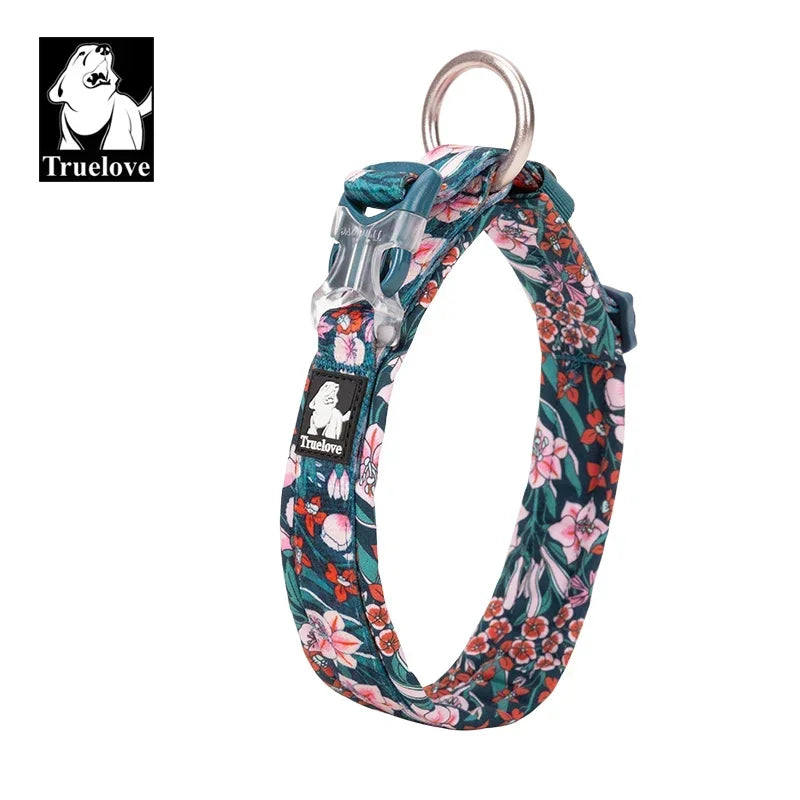 Truelove Floral Pet Collar Best Padded Comfort Cushion Camouflage Small Medium and Large Dogs and Pets Running Outdoors TLC5273 Peaceful Pleasures Health and Wellness Navy Blazer XXS China Mainland