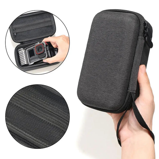 For Insta 360 Ace Pro 2 Street Shooting Set Storage Bag Portable Travel Carrying Case Sports Camera Mini Organizer Case Peaceful Pleasures Health and Wellness