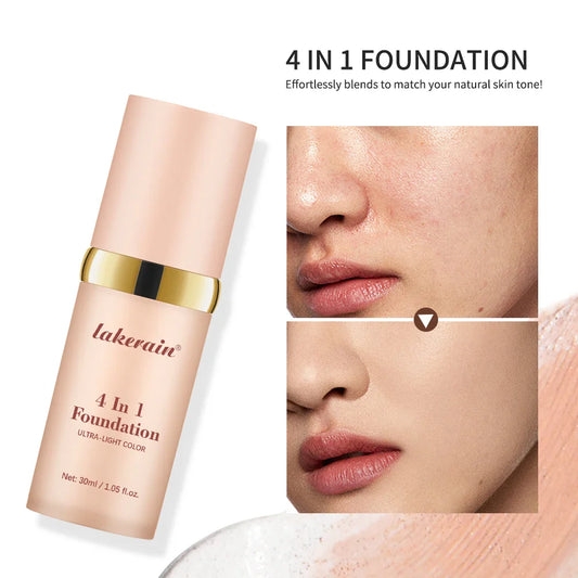 4-in-1 Color Changing Foundation SPF 30 – Hydrating & Waterproof Color Changing Foundation Oasis Select