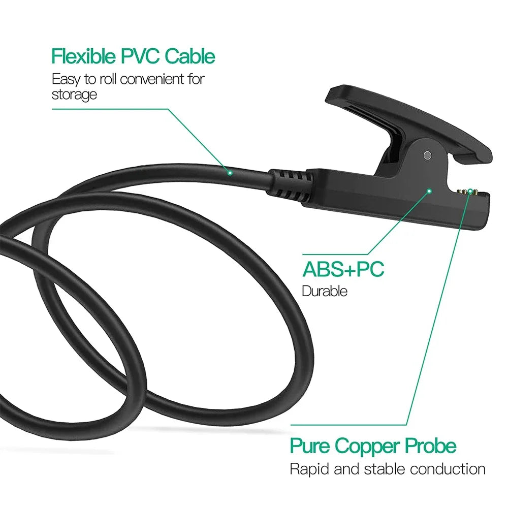 Garmin USB Charger Cable – Forerunner, Lily 2, Vivomove & More Peaceful Pleasures Health and Wellness