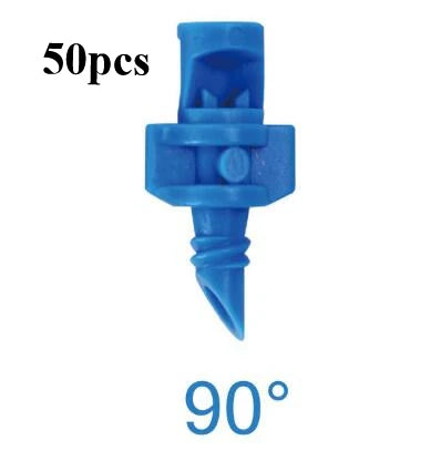 50pcs 90/180/360 Degree Refraction Nozzle Garden Sprinkler Agriculture Irrigation Plant Spray Nozzle for Garden Yard Tree Flower Peaceful Pleasures Health and Wellness 50pcs
