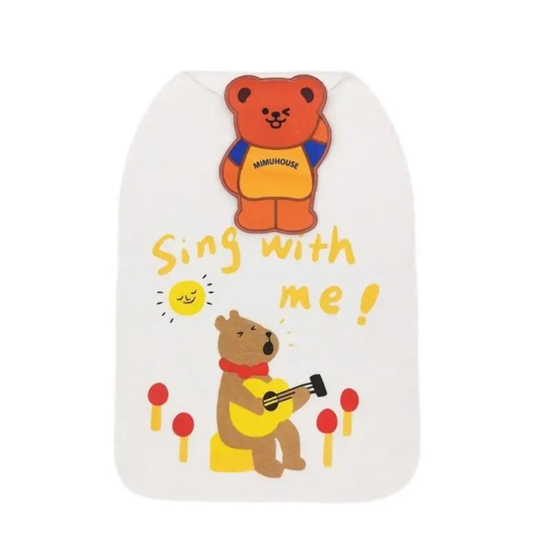 Baby Back Sweat Absorbent Towel | Soft Cotton Cartoon Pad