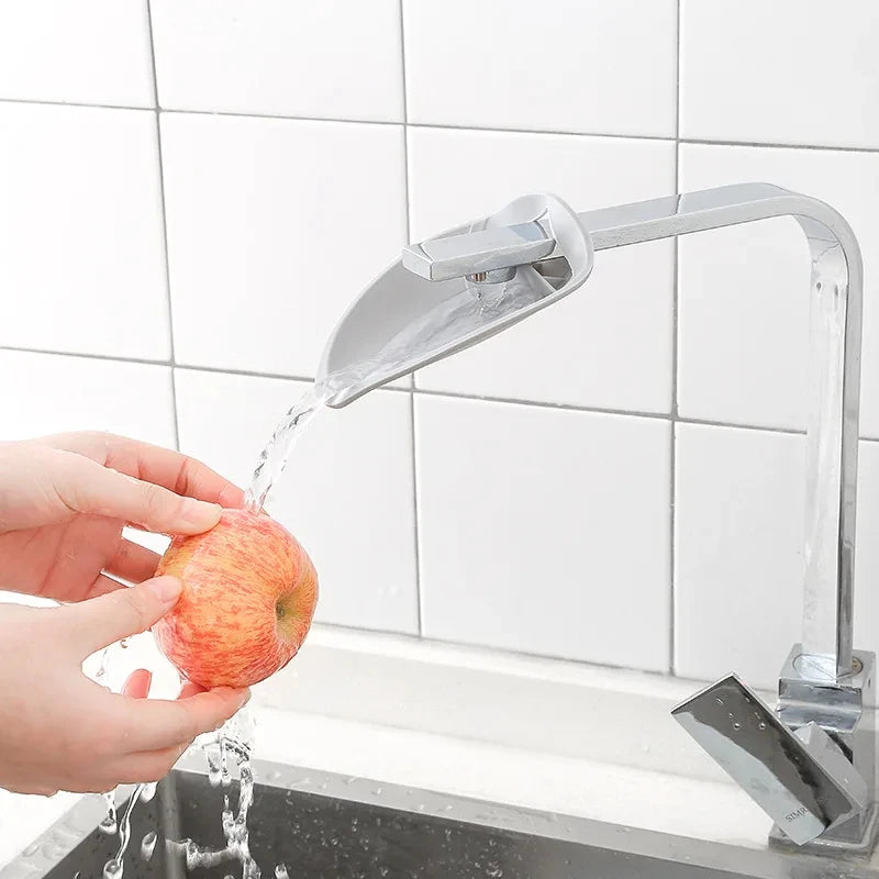 2 Pcs Faucet Extender Water Saving Help Children Hand Washing Equipment Bathroom Kitchen Accessories Sink Faucet Extension Peaceful Pleasures Health and Wellness