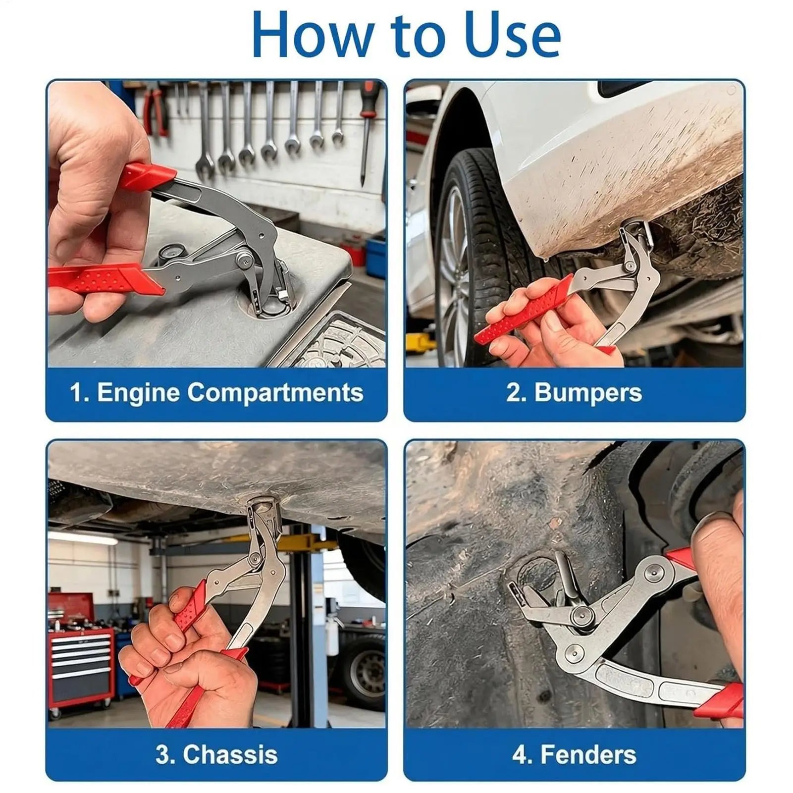 Automotive Clip Removal Pliers | Anti-Slip, Damage-Free Automotive Clip Pliers Peaceful Pleasures Health and Wellness