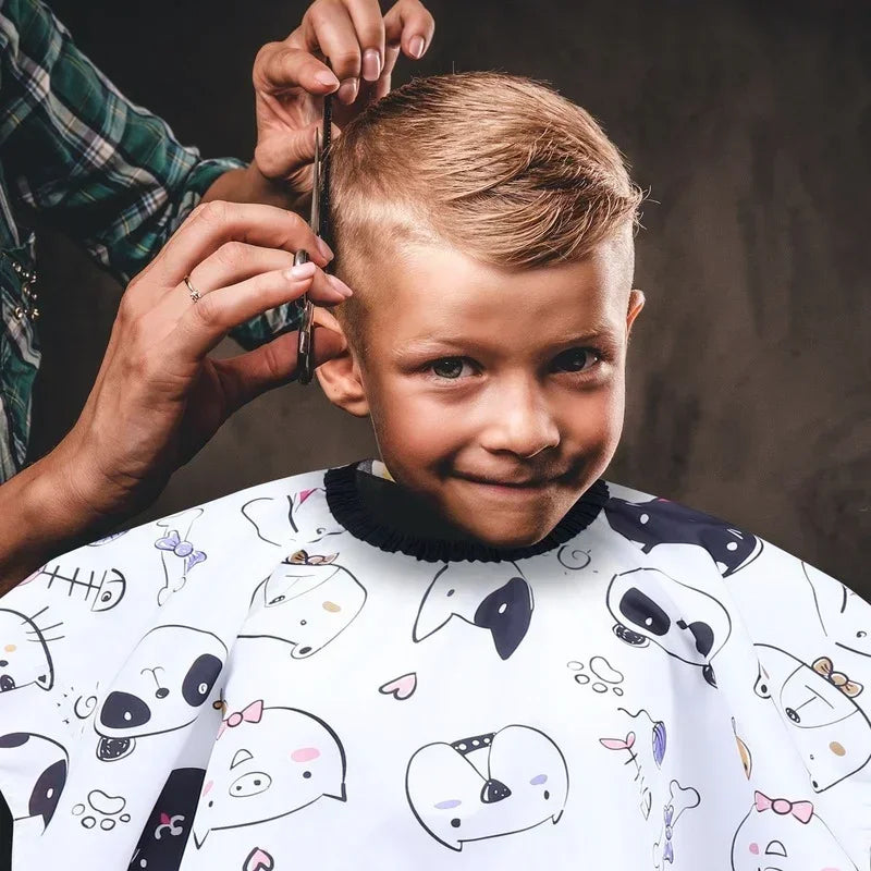 Useful Kids Apron for Haircut, 1pc Hair Cutting Cape, Barber Shop Accessories, Haircut Salon Barbers Peaceful Pleasures Health and Wellness