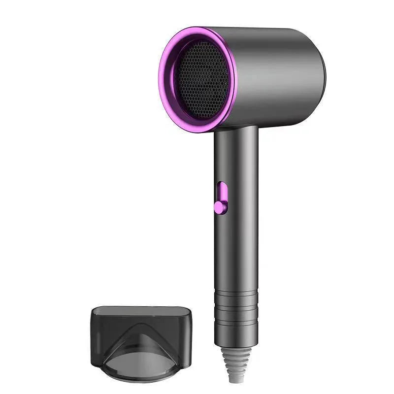 High-speed electric turbine air blower Low noise constant temperature fast drying portable negative ion hair dryer hair dryer Peaceful Pleasures Health and Wellness GRAY